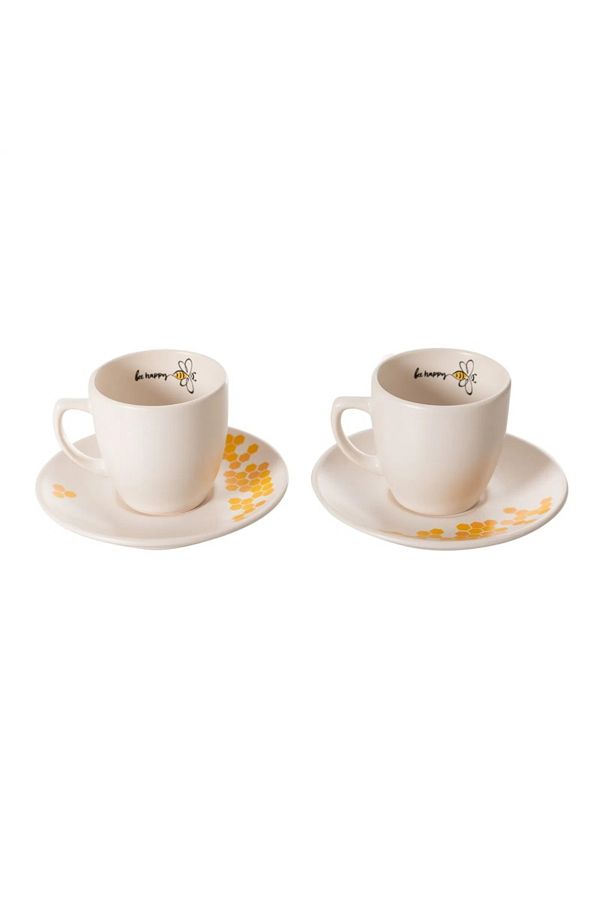 Mudo Concept-Bee Happy Coffee Cup Set of 2 - 80 ml 1