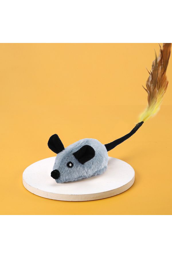 Choice-Little Mouse Smart Running Mouse Cat Toy Interactive Random Moving Electric Cat Teaser Toys Simulati 1
