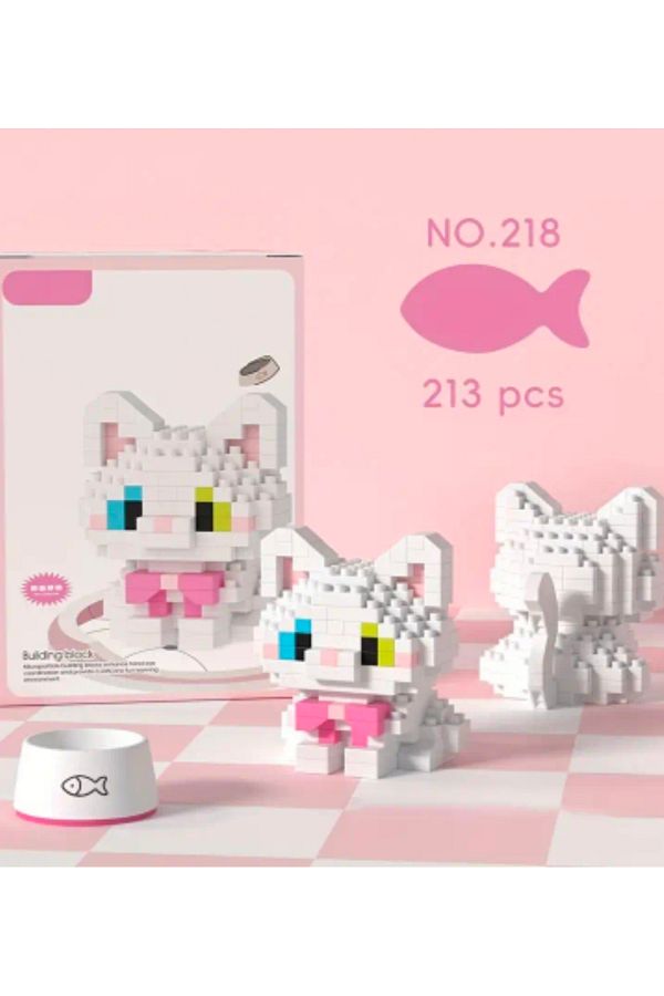 purple dragon-Van Cat Bricks Set, Tiny Piece Building Blocks, Building Blocks 1