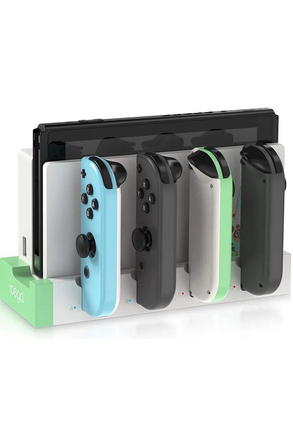 Choice-green IPEGA PG-9186 Joycon Charging Dock Station for Switch&OLED - Charges Up To 4 Controllers, Comp 1