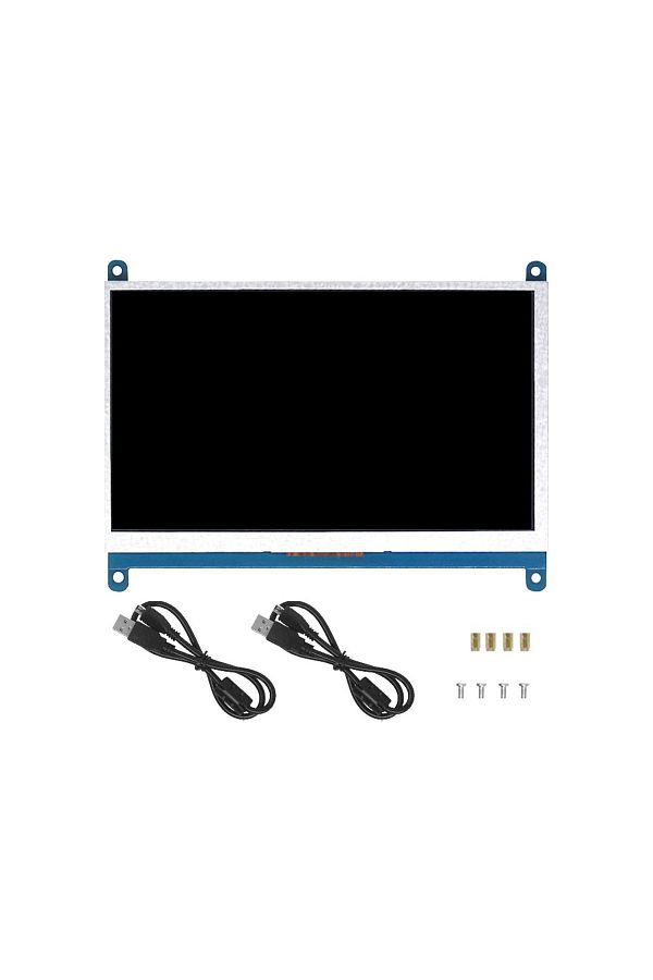 Choice-IPS Not Touch-Cable 7 Inch Raspberry Pi 4/3/2/B/B+/A+ Monitor 1024x600 IPS 5-Points Capacitive Touch 1