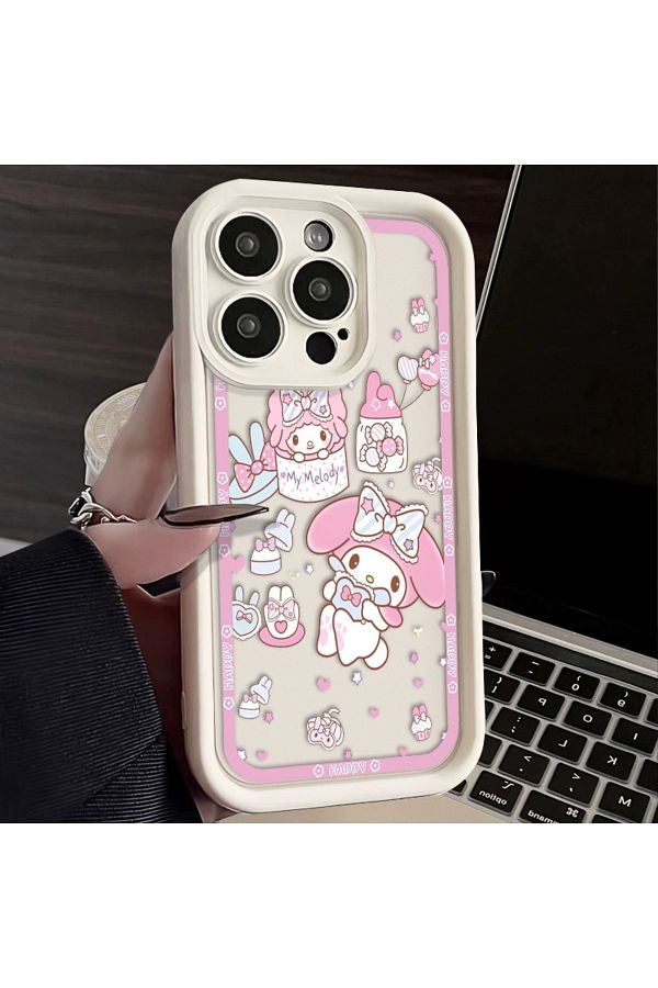moetch-آيفون 15 برو ماكس F15Jbai03 Kawaii Kuromi Anime لهاتف آيفون 15 14 13 12 11 برو ماكس XS Max X XR 7 8 Plus 1