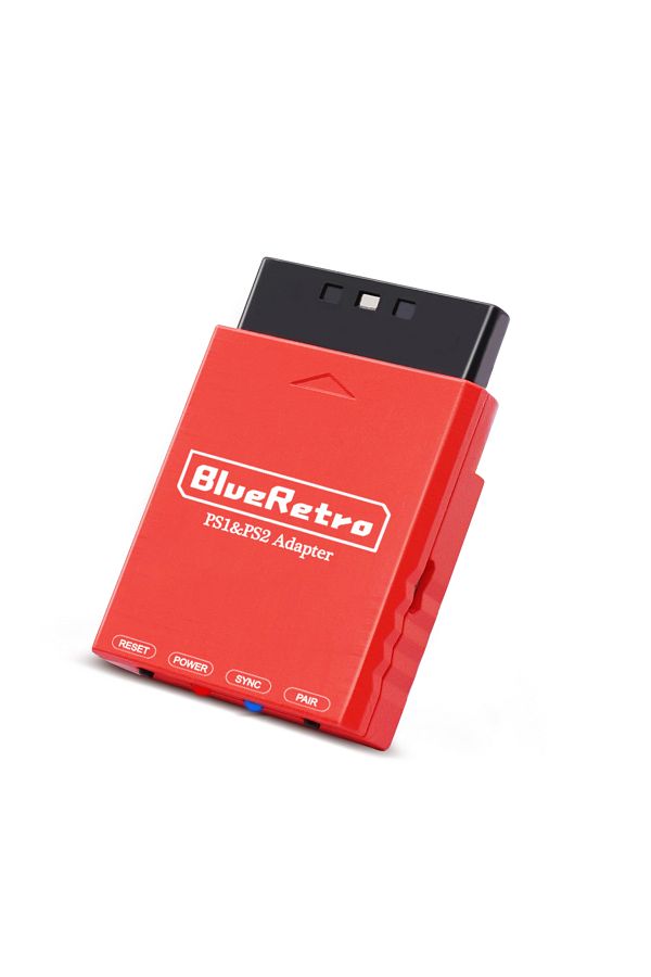 RetroScaler-Red RetroScaler BlueRetro Wireless Game Controllers Adapter For PSX PS1 PS2 to Ipega 9076 PS4 PS5 Ni 1