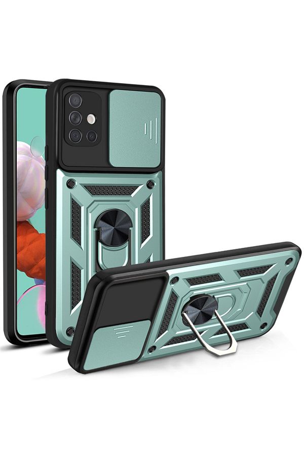 Choice-For Galaxy A51 5G drak green Armor Shockproof Case For Samsung Galaxy A11 A31 A51 A71 M11 M51 A21s C 1