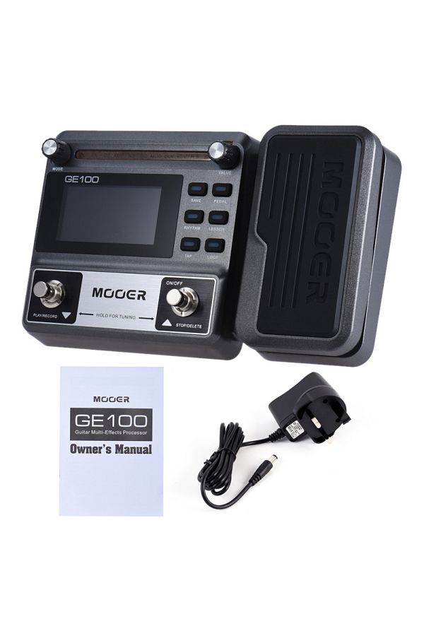 Choice-UK Plug MOOER GE100 Guitar Multi-effects Processor Effect Pedal with Loop Record Tuning Tap Tempo Rh 1