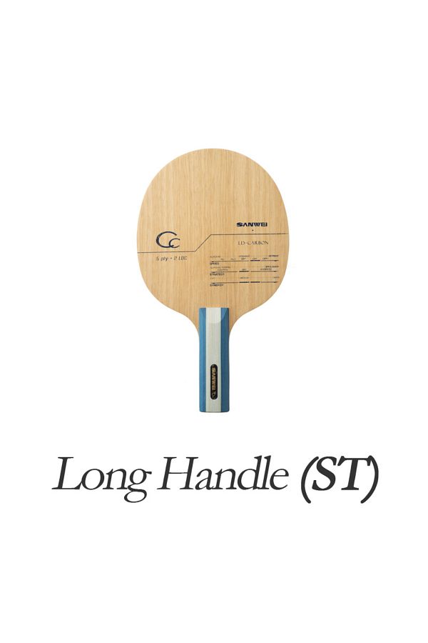 Choice-Long Handle ST Original SANWEI CC CARBON Table Tennis Blade Racket Loop Offensive Ping Pong Bat Padd 1