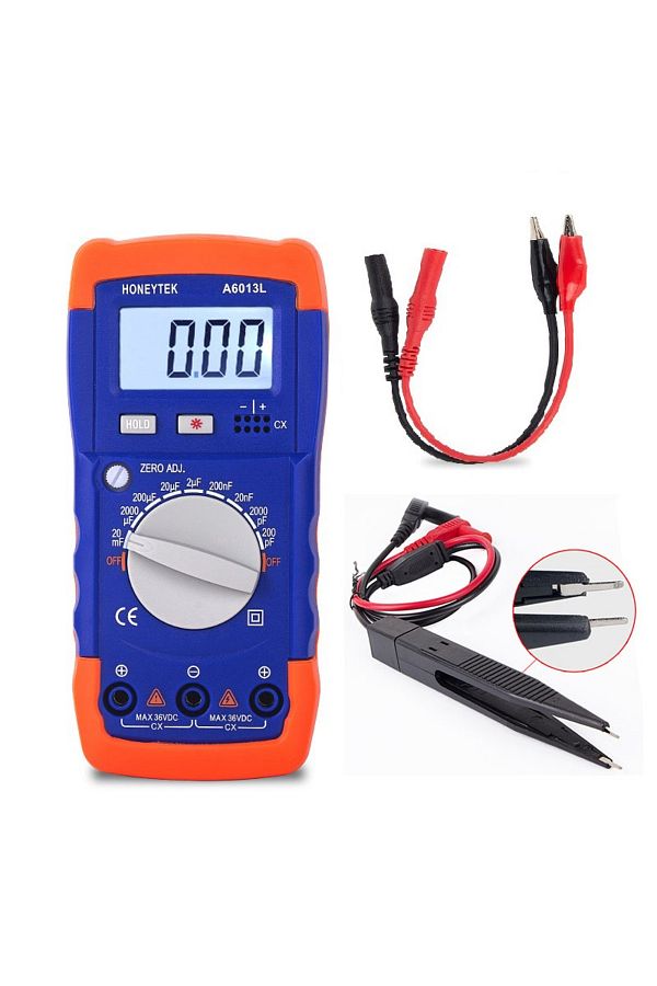 Choice-A6013L-Set2 Capacitor Tester Digital Multimeter Tester Professional Capacitor Capacitance Meter Chec 1