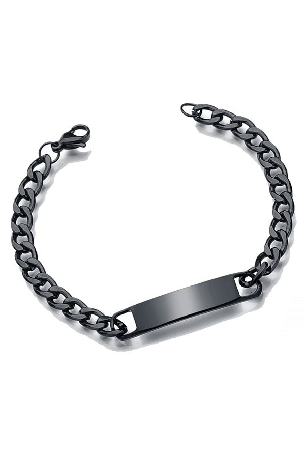 Chavin-Men's Steel Imprint Bracelet - Eb50 1