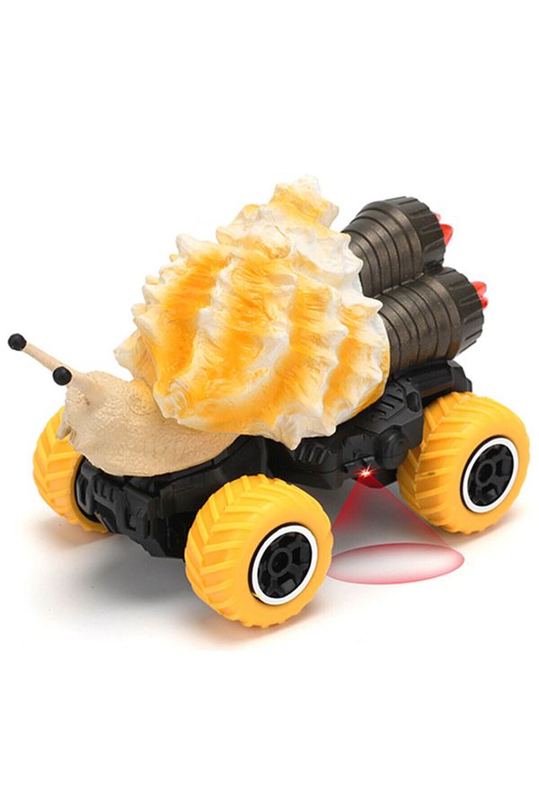Little Story-Kids Toy 4 Channel Snail Car wt Remote Control-Yellow 1