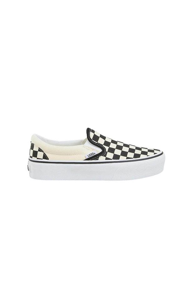 Vans-Classic Slip-on Checkerboard Platform Checkered Sneaker 1