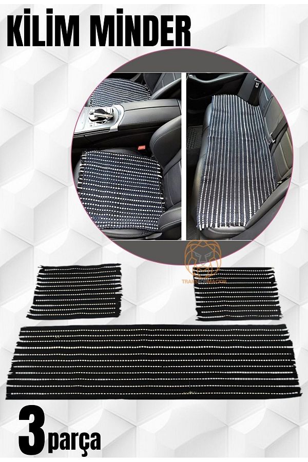 ModaCar-Rug Cushion Set Instead of Front and Rear Seat 1