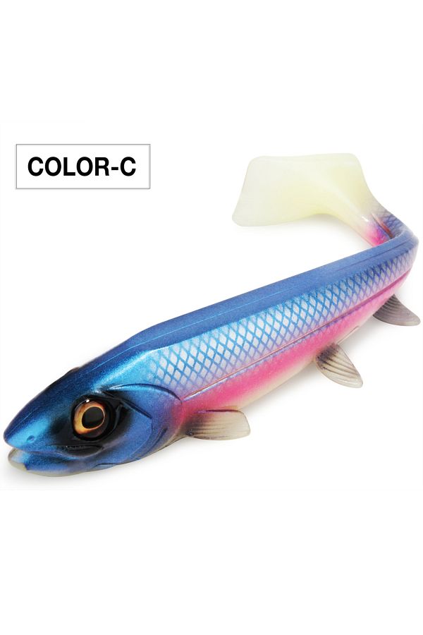 Choice-18cm Color-C Spinpoler Bombshad Square Tail Swimbait Shad Pike Lures 14cm 18cm Printing Silicone Art 1