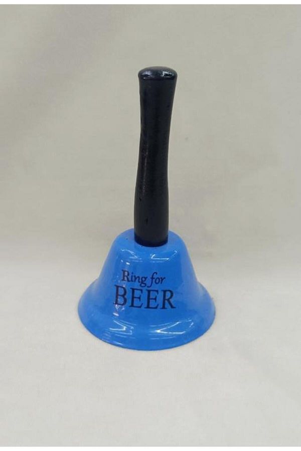 Hd Marketim-Blue Metal Bell - School Hotel Shaking Bell of Nostalgia Receptions Music 1