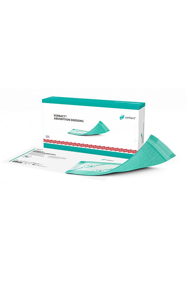 sorbact-Absorption Dressing 10X20Cm, High Liquid Absorption, Anti-Infection, Wound Cover 1