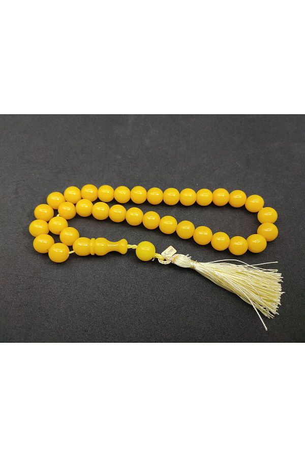 İskeçe Exclusive-Ebu Zeyn Master - 12 Layers Stringed, Large Size Crimped Amber 7210 1