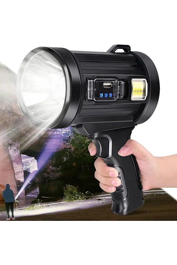 paweinuo-Handheld Flashlight Super Powerful Led Handheld Flashlight Xhp90 Usb Rechargeable Torch Light 6modes 1