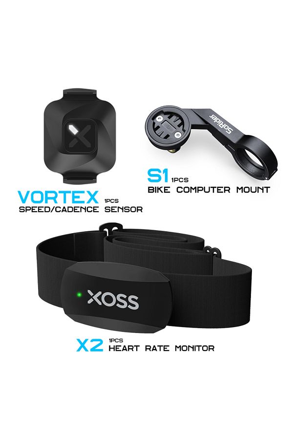 XOSS-X2 VORTEX S1 XOSS Vortex Speed Cadence Sensor X2 Heart Rate Monitor S1 Bike Computer GPS Mount For G 1
