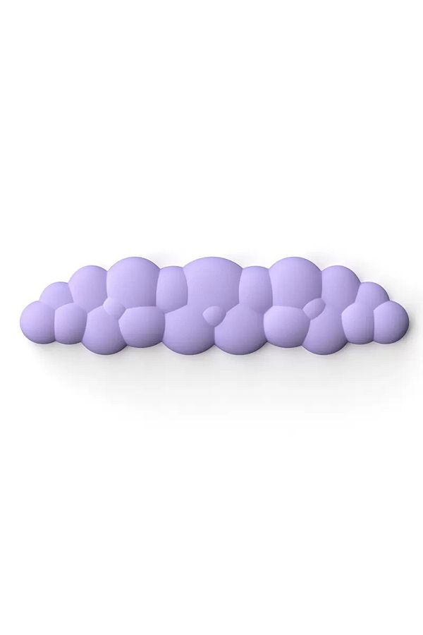 Choice-purple long Mouse pad with wrist rest keyboard cloud anti-slip memory foam desktop office gamer mous 1