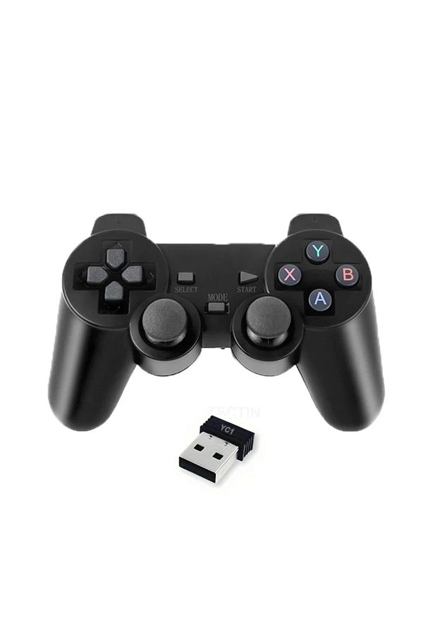 YECKTEGJ-1PC 2 PCS 2.4G Wireless Gamepad No Delay PC Game Controller USB Joystick For PC Android TV Controle 1