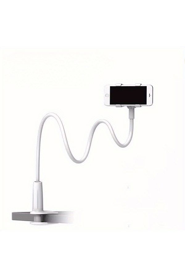 Choice-white Lazy Bedside DesktopMobile Phone Clamp Bracket Flexible Long Arm Gooseneck Lazy Person Bracket 1