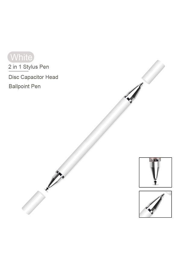 Choice-White Universal 2 In 1 Stylus Pen Drawing Tablet Capacitive Touch Screen Smart Pencil For Ipad Ios A 1