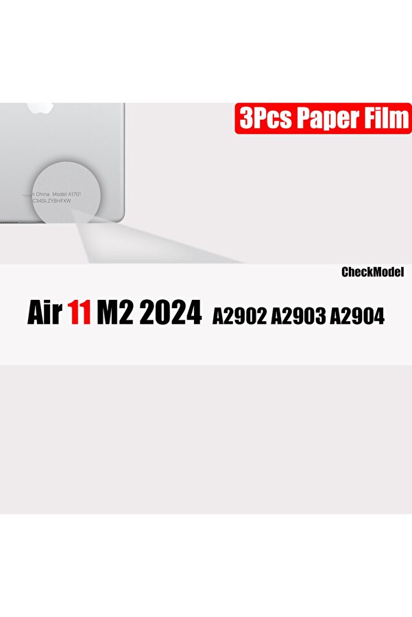 Choice-Ipad Air 11 2024 3pcs Paper Feel Like Screen Protector For Ipad 10th 9th Generation 8 7 6 Air 5 4 Pr 1