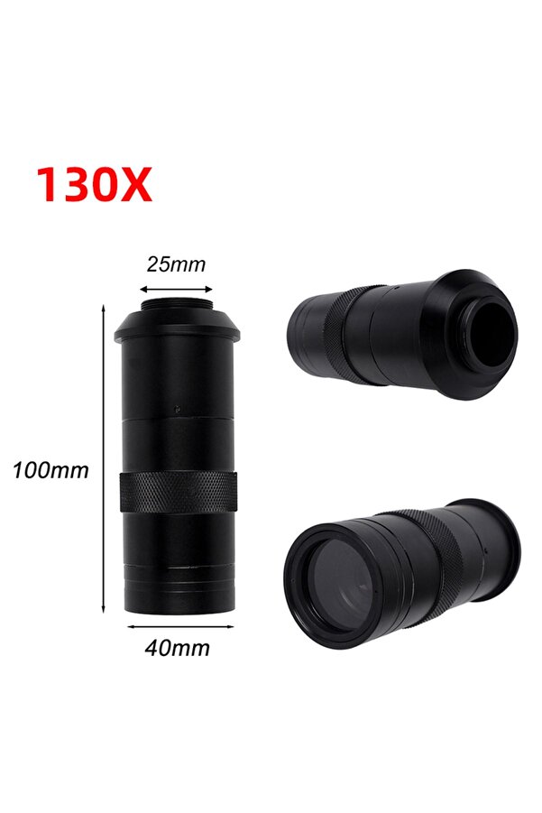 KUAIQU-130X 130X 180X Video Microscope Camera Objective lens 180 multiples Adjustable Zoom Lens Accessories 1