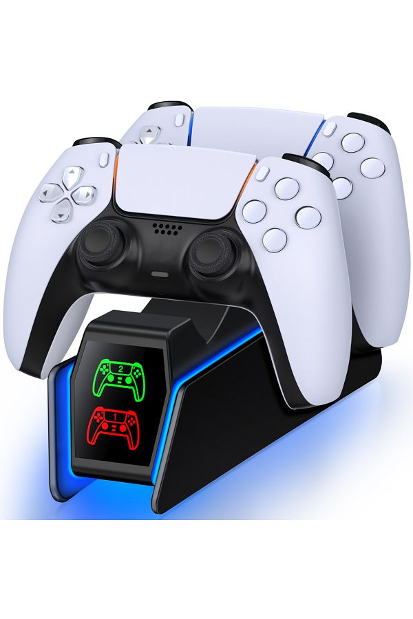 Choice-شاحن FC301 BEBONCOOL لوحدة تحكم PS5، محطة شحن سريعة RGB لألعاب PlayStation5 اللاسلكية 1
