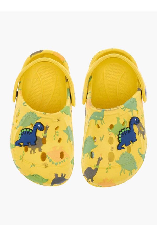 LBL by Shoexpress-Dinosaur Applique Clogs with Backstrap 1