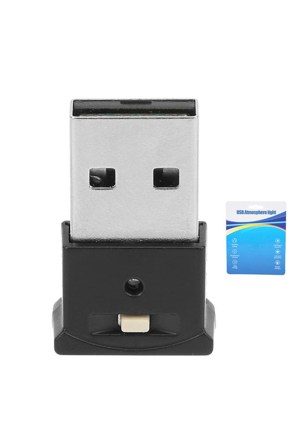Choice-A Car Interior Lamp Usb Led Ambient Light 8 Colors Rgb Dynamic Change Brightness Adjustable Mini In. 1