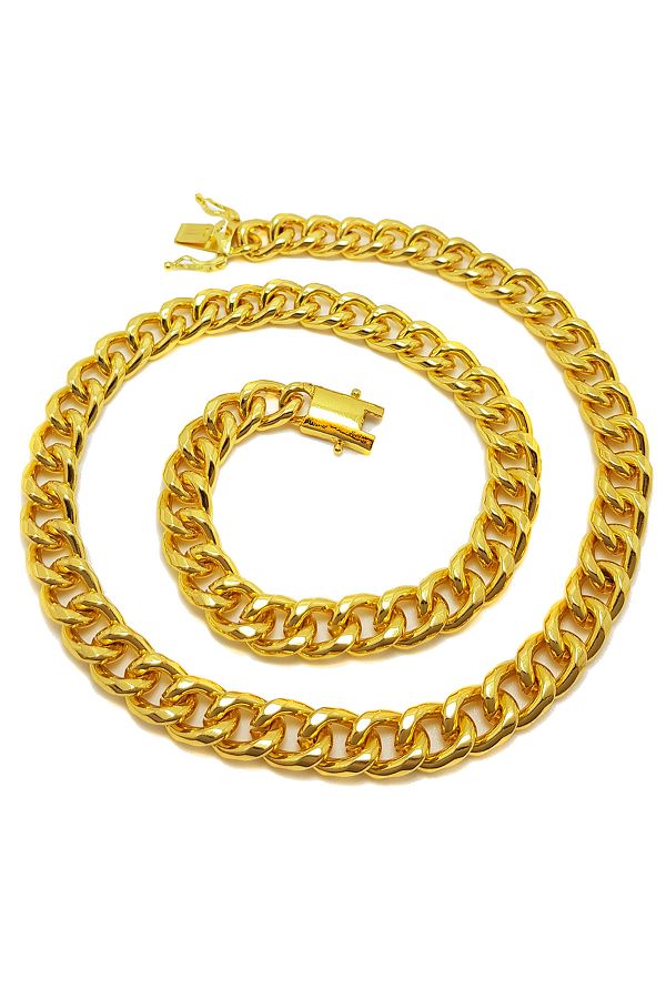 Chavin-11 mm58 cmGold Alloy Unisex Chain Ep10sr 1