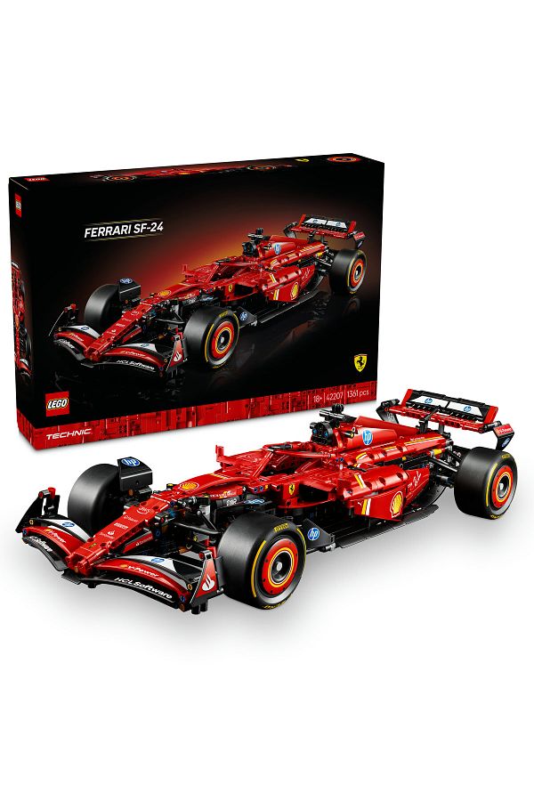 LEGO-®   سيارة تكنيك فيراري SF-24 F1 42207 - مجموعة بناء نموذج لعبة 18+ (1361 قطعة) 1