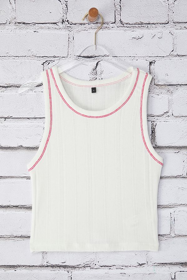 Trendyol Collection-Textured Ecru Crop Undershirt - Body-Sitting Knitted, Twoss25Al00041 1