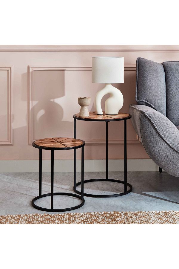erorex-Swathe Nest of Tables - Set of 2 1