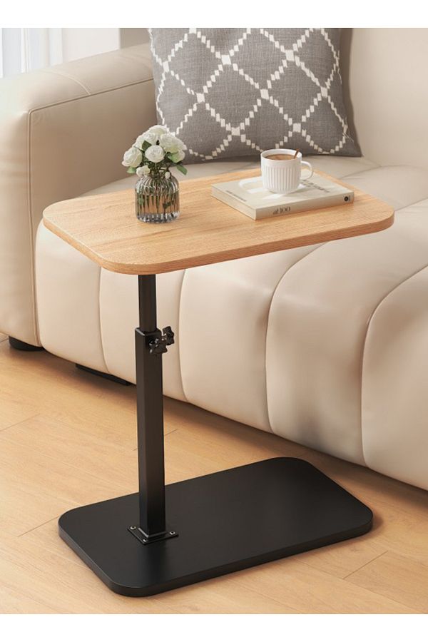 sharpdo-Nordic Retro Sofa Lifting Side Table, Movable Living Room Corner Sofa Side Table Small Side Table 1