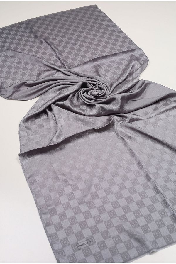 PİRAMİT-Pyramid Monogram Flush Shawl - Pattern-03 - Color-07 1