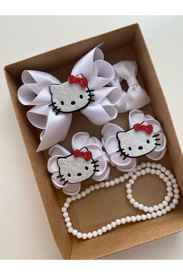 Hello Kitty-Δώρο Hello Kitty Σετ αγκράφα Λευκό 1