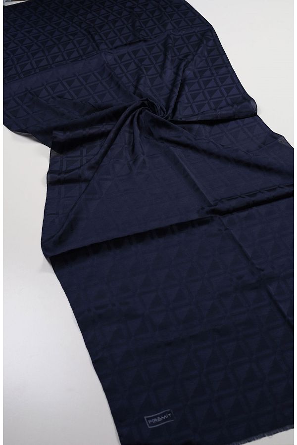 PİRAMİT-Pyramid Monogram Flush Shawl - Pattern-04 - Color-04 1