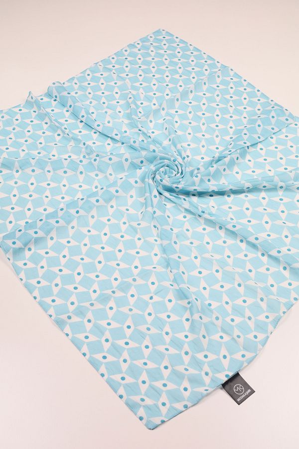Modakaşmir-Patterned Bamboo Scarf - Pattern-10 - Color-02 1