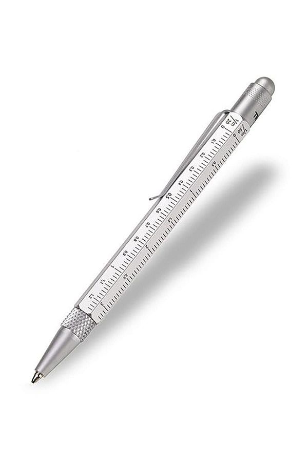 Troika-Construction Mini Ballpoint Pen Pipe22 Silver 1