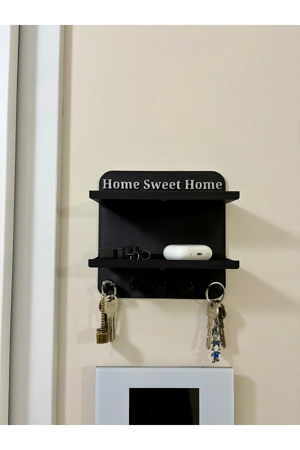 Home-3D Printing - Home Sweet Home Wall Type Keychain – Stylish and Practical! - Door Entry Keychain 1