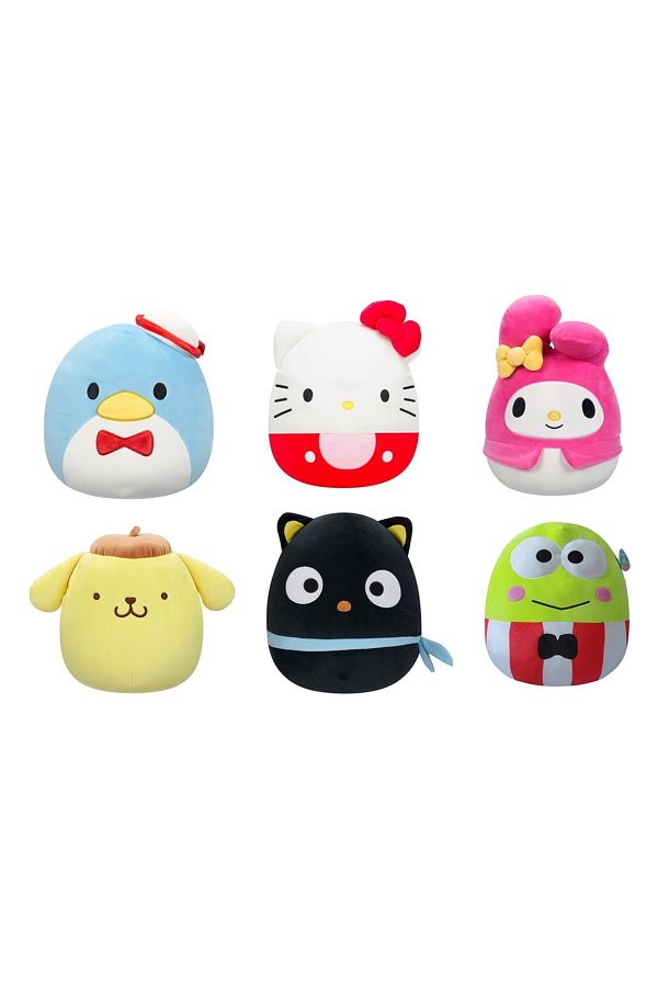 Jazwares-SQK- Medium Plush (10" Squishmallow) (Sanrio Core- Hello Kitty Red Suit) 1