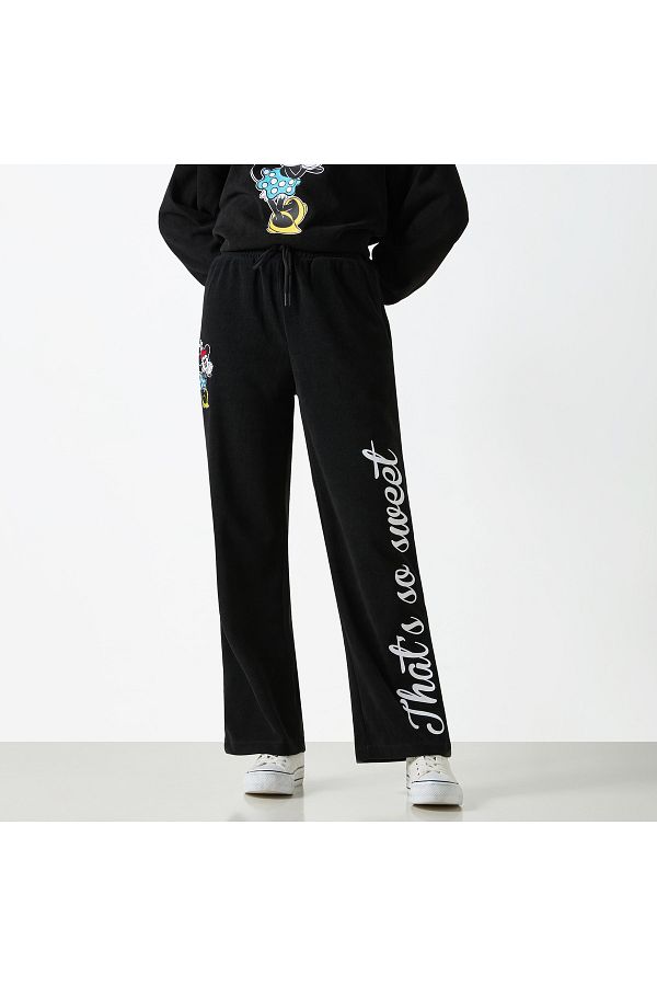 SP Characters-Minnie Mouse Print Track Pants With Drawstring Closure 1