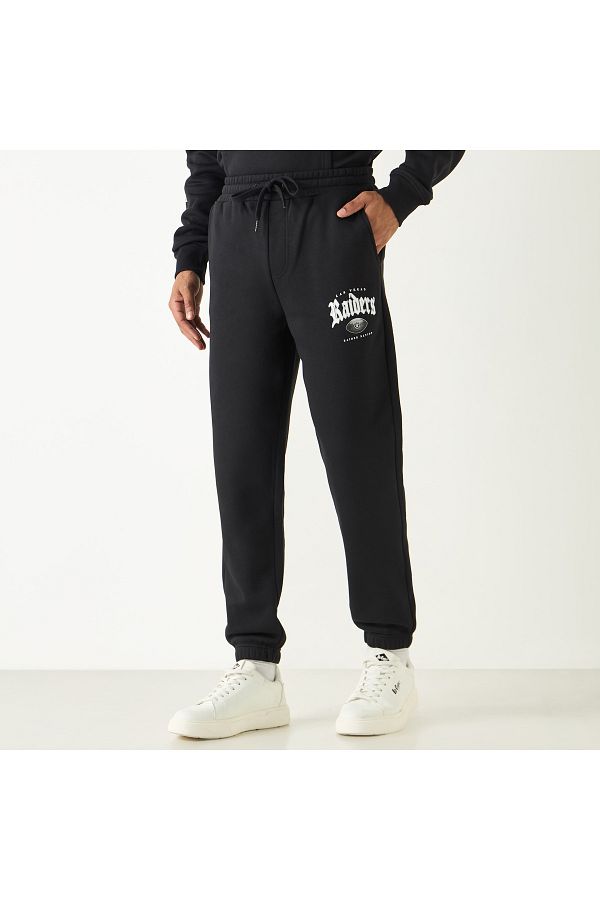 SP Characters-Raiders Print Joggers With Drawstring Closure And Pockets 1