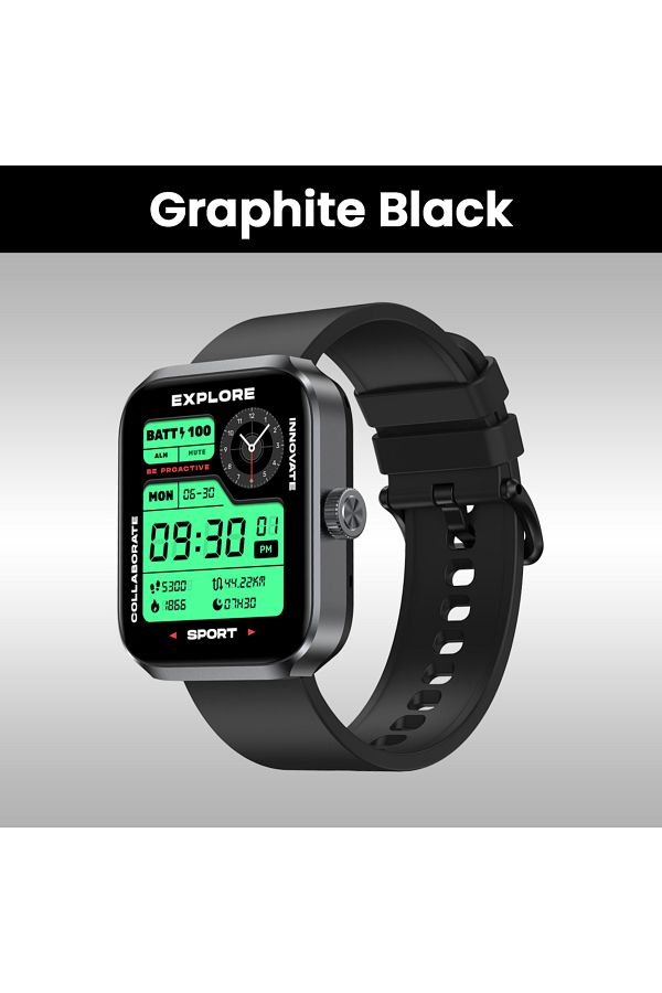 Zeblaze-Graphite Black New Zeblaze Beyond 3 Plus GPS Smart Watch 1.78'' AMOLED Display Built-in Amazon Alexa 1