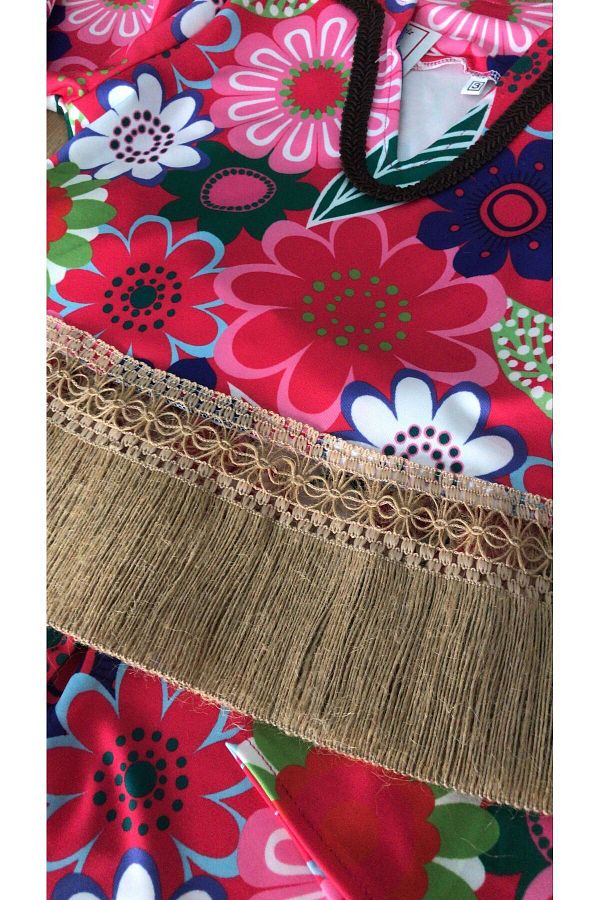 Beşik Kostüm-90s Hippie Girl's Costume 1