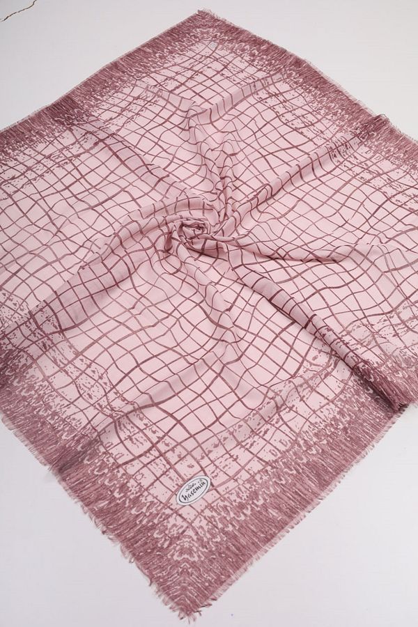YASEMİN-Jasmine Silk Patterned Disassembly Cheesecloth - Pattern-06 - Color-26 1