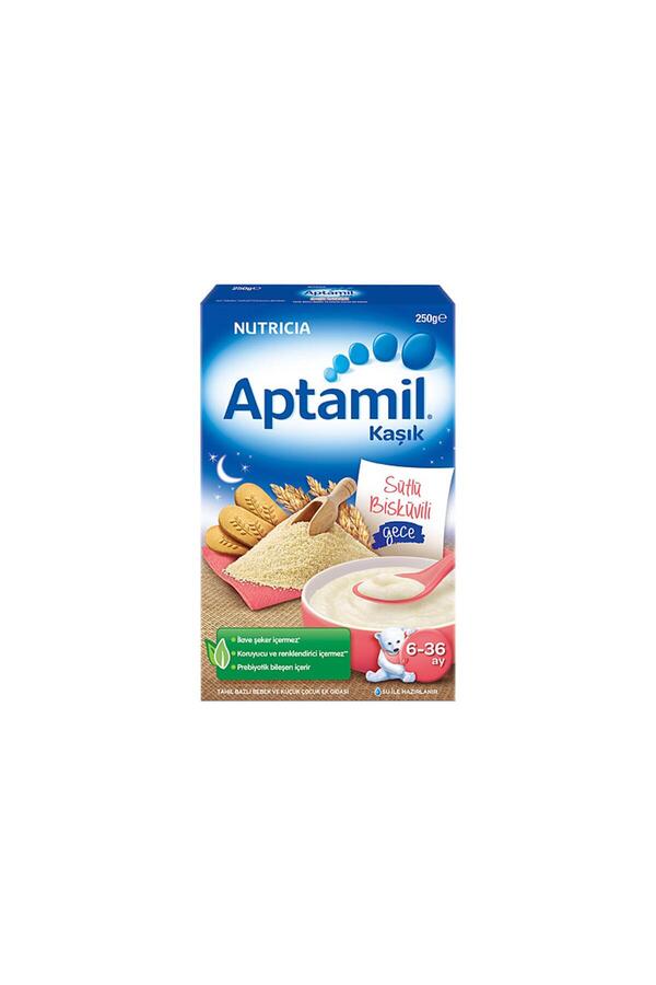 Aptamil Sütlü Bisküvili Gece Kaşık Maması 250 Gr