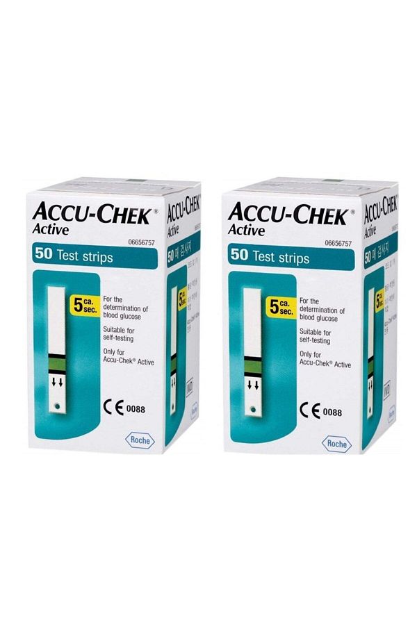 Accu Chek-Accu-Chek Sugar Strip Active 50'li 2 Pieces 1