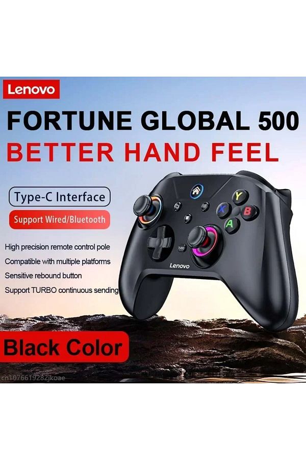 Choice-Lenovo S02 Black New Lenovo S02 Wireless Controller Bluetooth Gamepad for Nintendo Switch,PC,Android 1